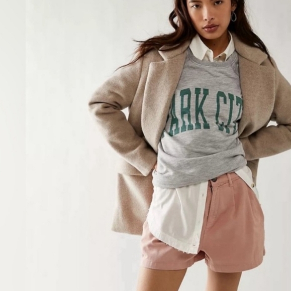 Free People Billie Chino Shorts Size 0 - Picture 1 of 9